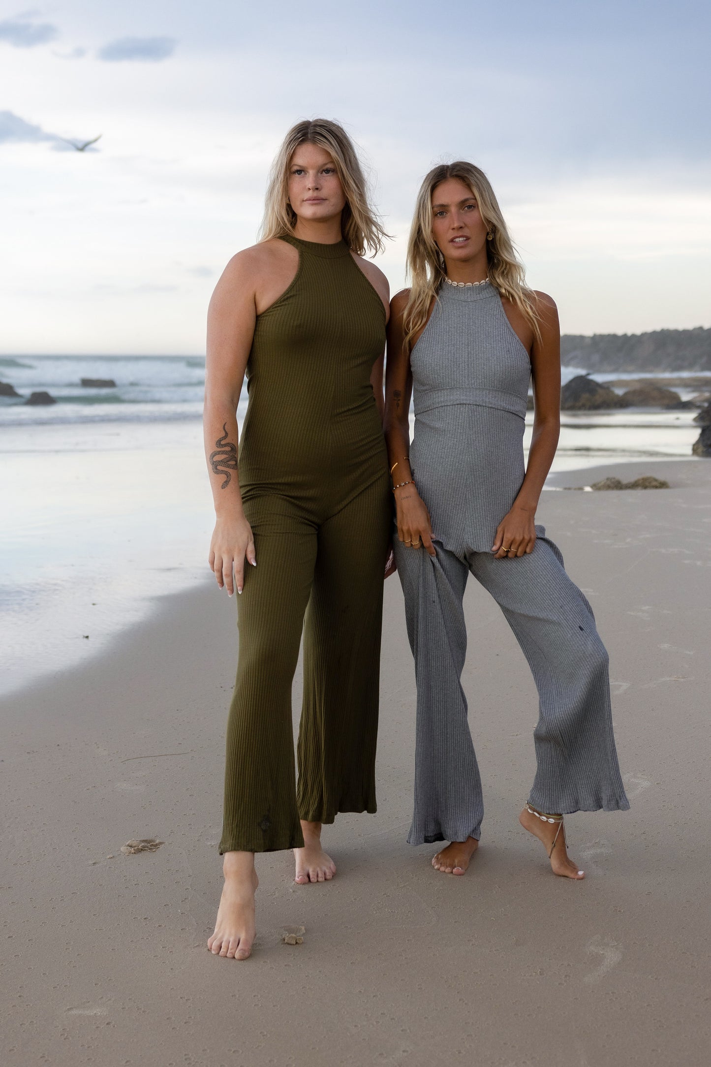 Classic Jumpsuit - Light Grey