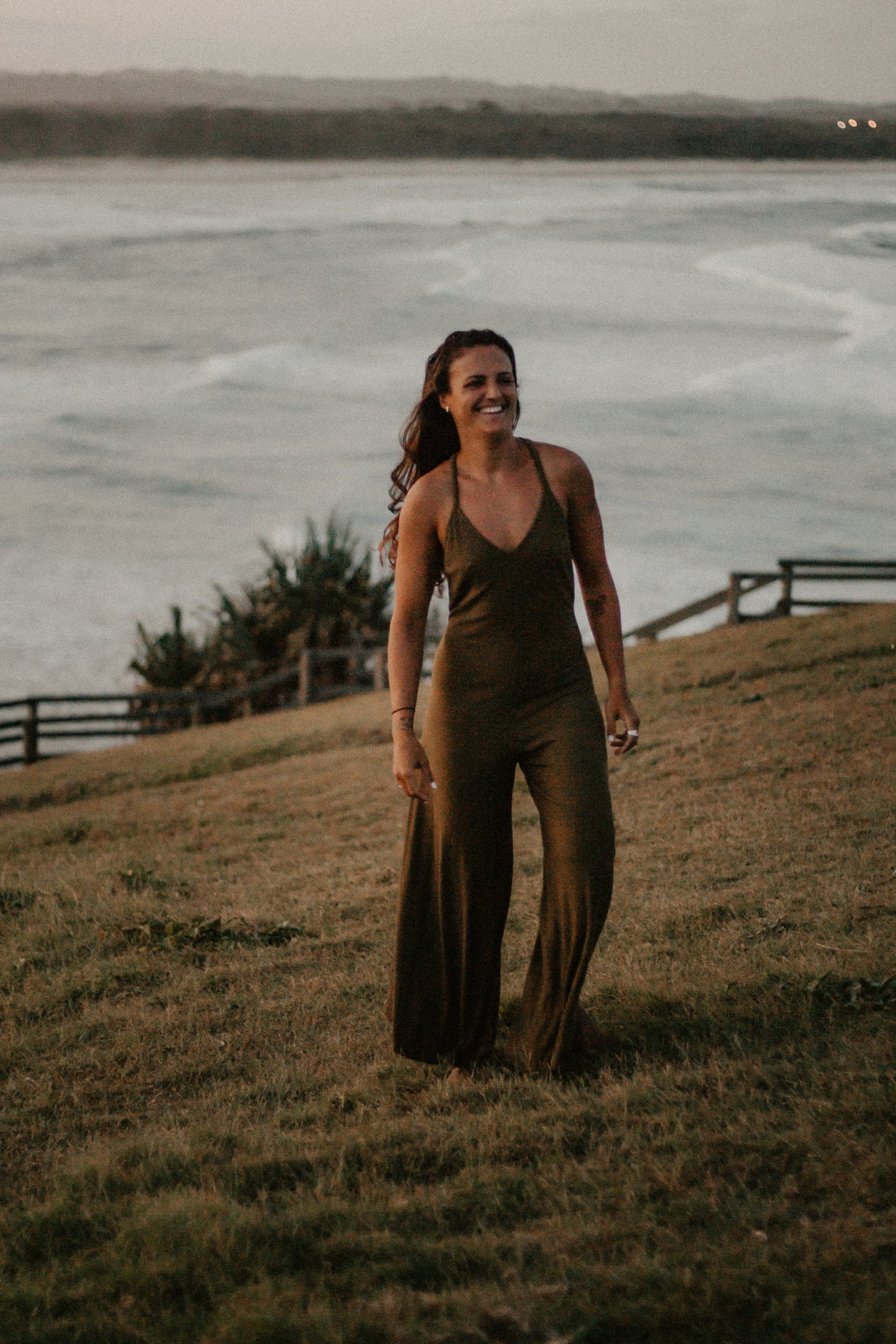Summer Jumpsuit - Olive Green