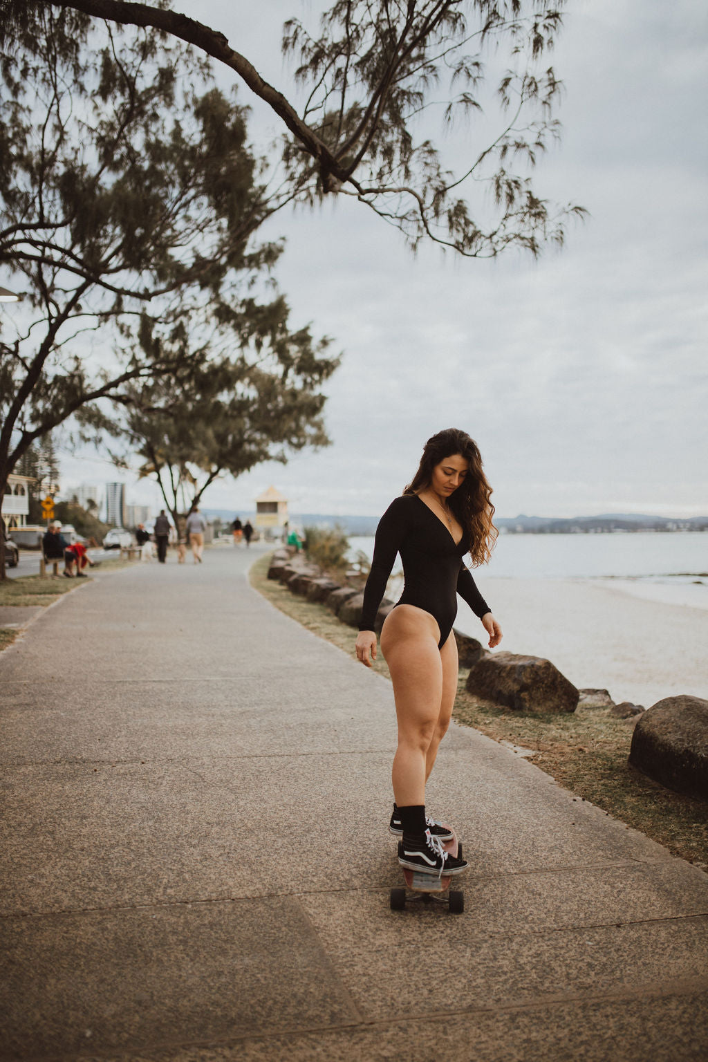 Long Sleeve One Piece - Black