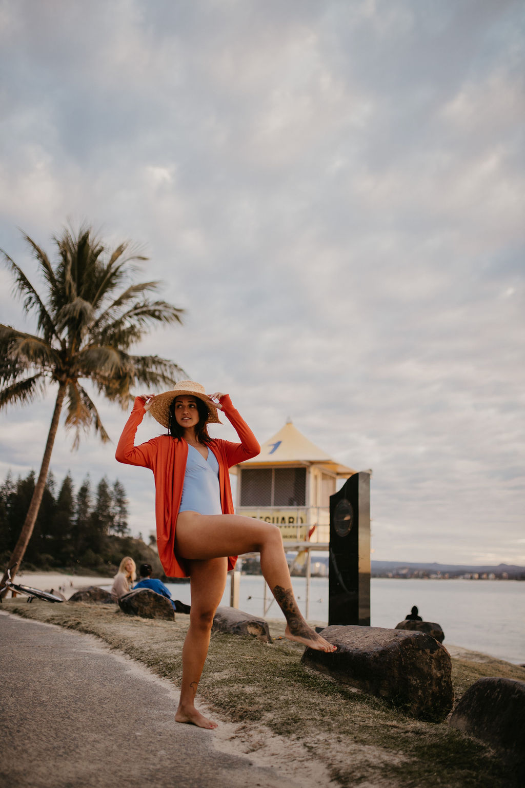 Long Sleeve One Piece - Blue
