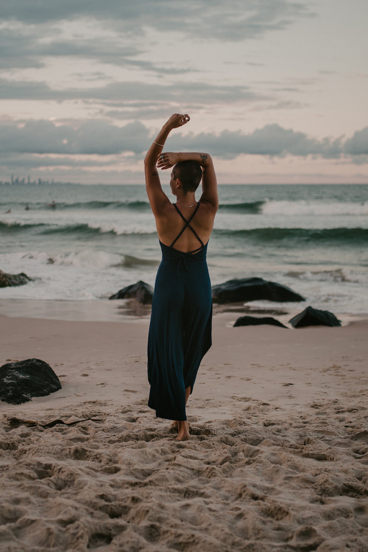 Flow Jumpsuit - Dark Blue