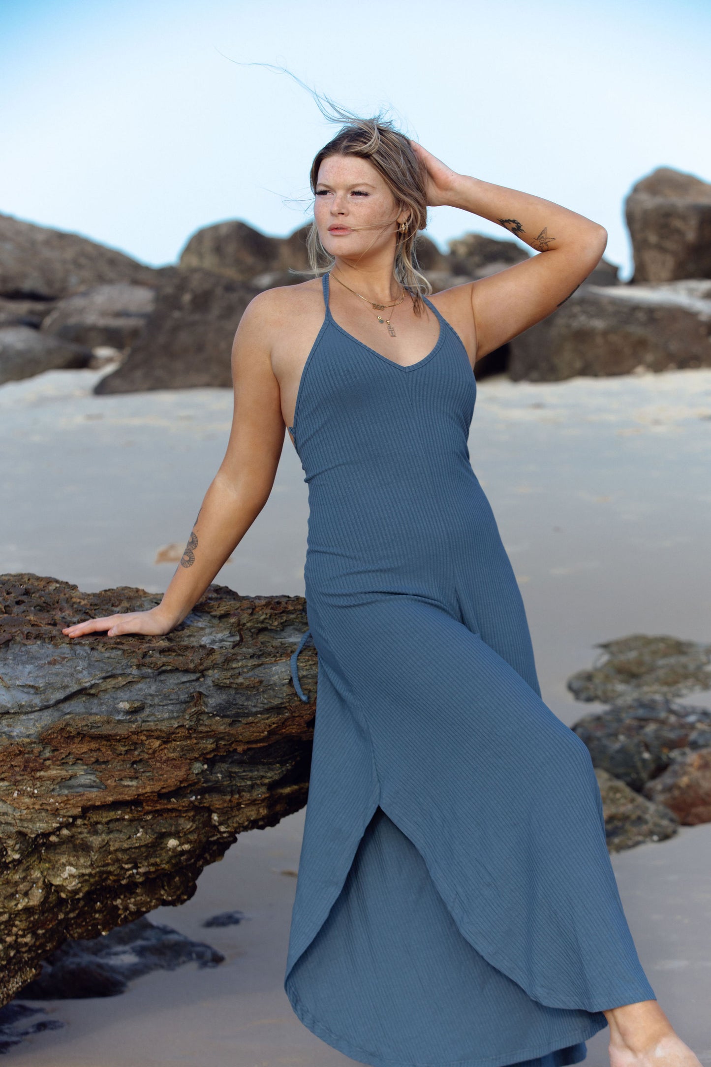 Flow Jumpsuit - Denim