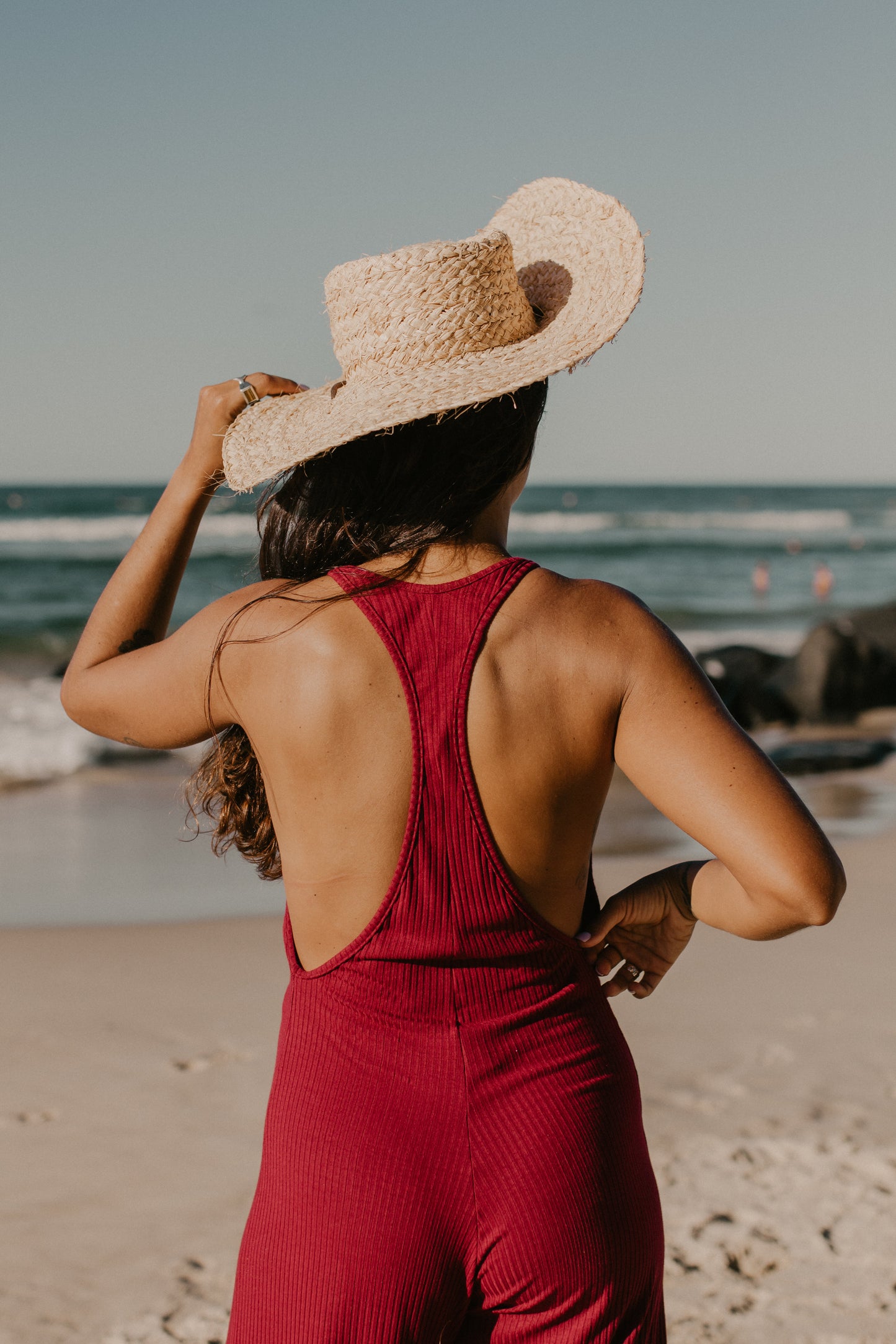 Summer Jumpsuit - Red