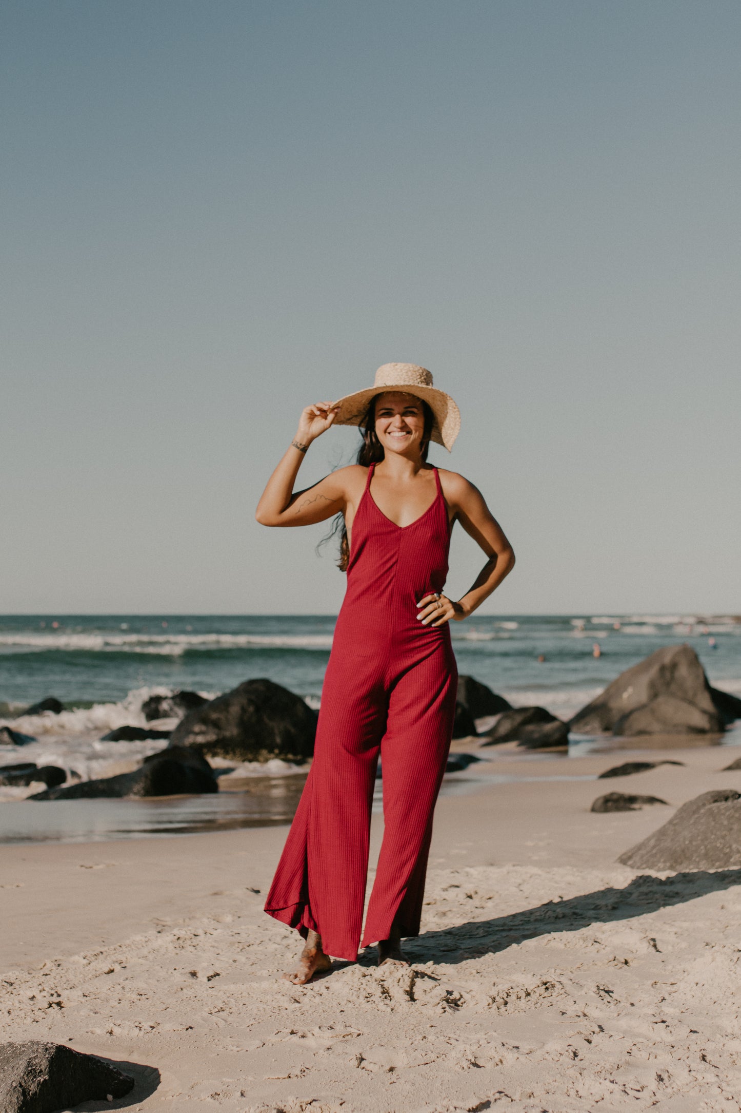 Summer Jumpsuit - Red