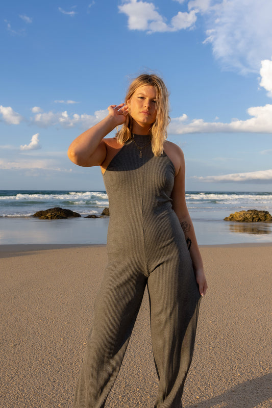 Classic Jumpsuit - Dark Grey