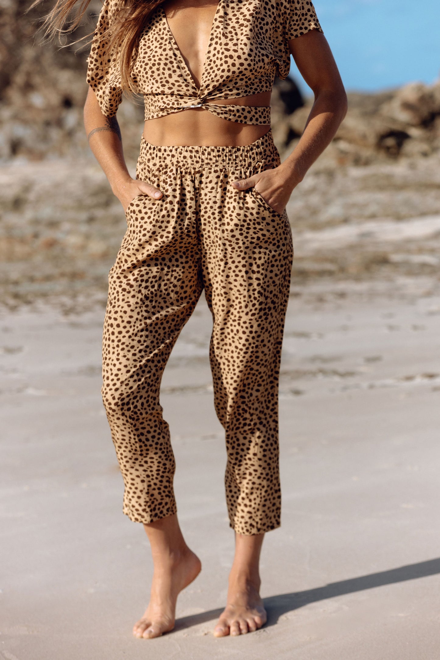 3/4 Pants - Safari