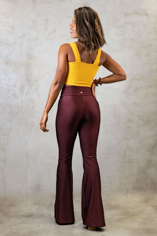 Flare Pants - Maroon