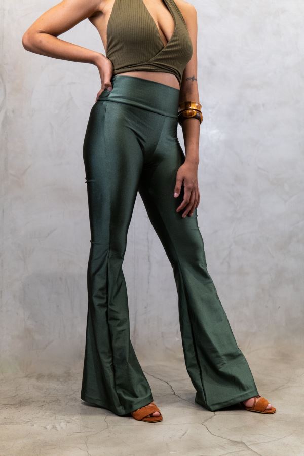 Flare Pants - Green